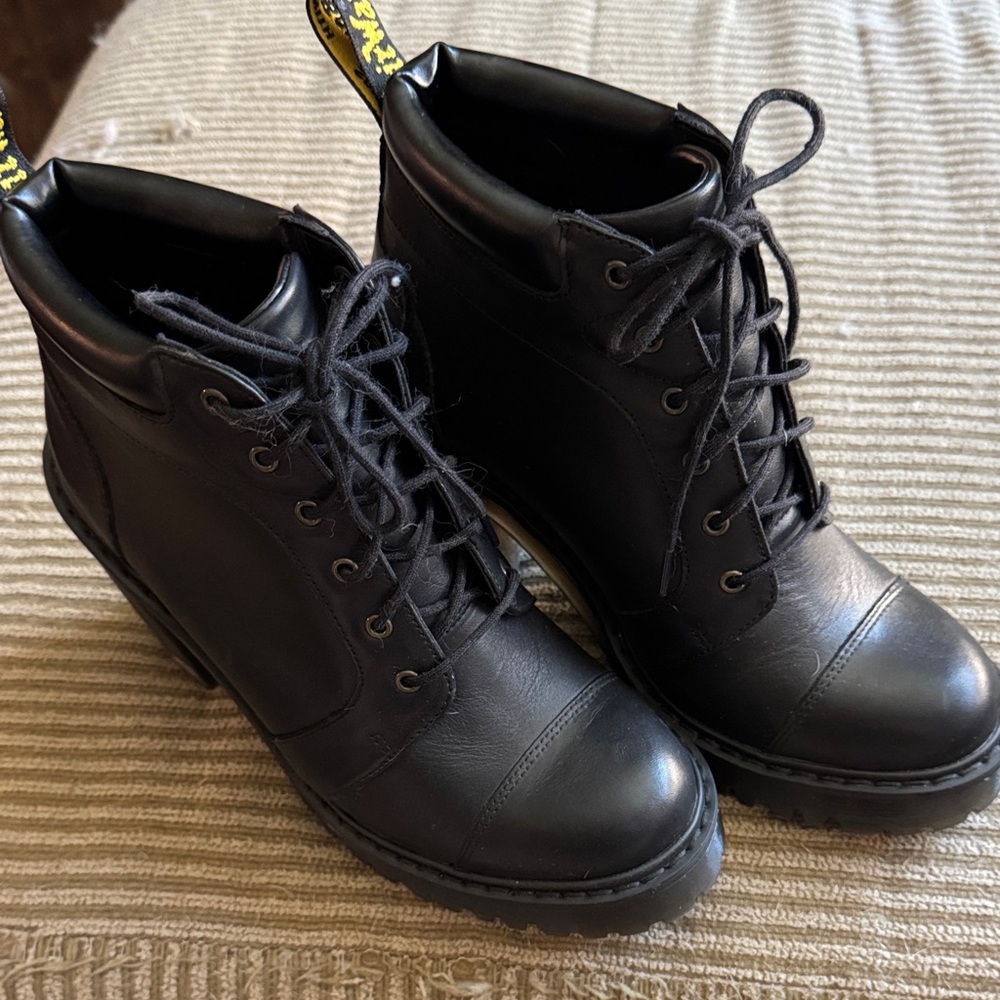 Black Lace-Up Dr Marten Boots